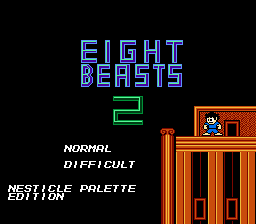 Play <b>Eight Beasts 2 (Mega Man II Hack)</b> Online